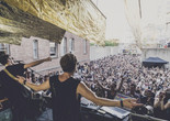 Warm Up on August 1, 2015, presented at MoMA PS1 as part of Warm Up 2015. Photo by Charles Roussel.