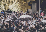 Warm Up on August 8, 2015, presented at MoMA PS1 as part of Warm Up 2015. Photo by Charles Roussel.