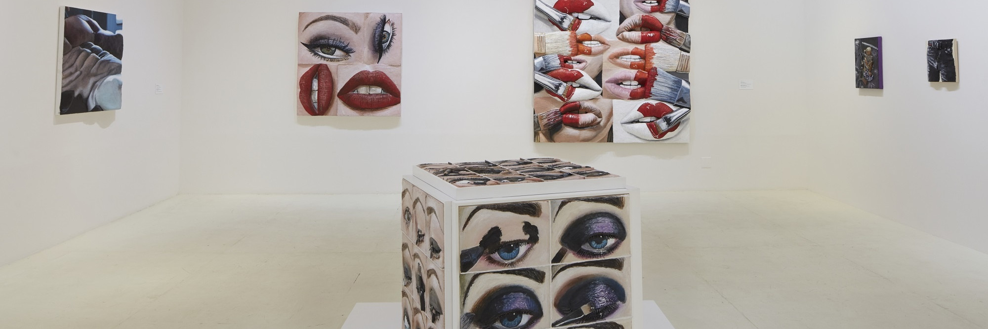 Installation view of Gina Beavers: The Life I Deserve, on view at MoMA PS1, New York from June 9–September 2, 2019. Image courtesy MoMA PS1. Photo: Matthew Septimus