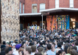 Warm Up on August 24, 2013, presented at MoMA PS1 as part of Warm Up 2013. Photo courtesy of MoMA PS1.