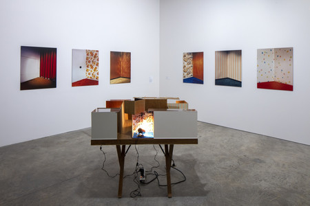 Installation view of Julie Becker: I must create a Master Piece to pay the Rent, on view at MoMA PS1, New York from June 9–September 2, 2019. Image courtesy MoMA PS1. Photo: Matthew Septimus