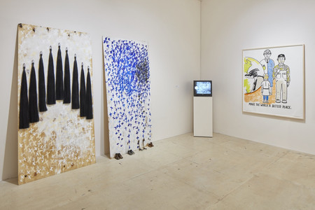 Installation view of MOOD: Studio Museum Artists in Residence 2018-19, on view at MoMA PS1, New York from June 9–September 8, 2019. Image courtesy MoMA PS1. Photo: Matthew Septimus.
