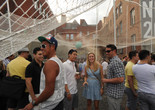 Warm Up on July 31, 2010, presented at MoMA PS1 as part of Warm Up 2010. Photo by Seze Devres.