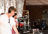 Warm Up on September 3, 2011, presented at MoMA PS1 as part of Warm Up 2011. Photo by Jacqueline Innacone.