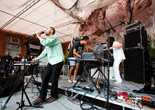 Warm Up on August 13, 2011, presented at MoMA PS1 as part of Warm Up 2011. Photo by Erin Kornfeld.
