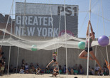 Warm Up on August 28, 2010, presented at MoMA PS1 as part of Warm Up 2010. Photo by Zach Dilgard.