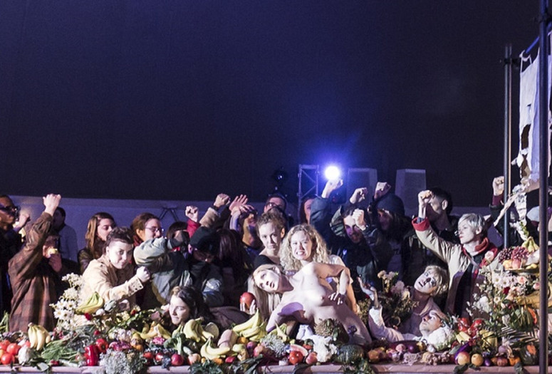 Banquet For Pantagruel on February 8, 2015. Presented at MoMA PS1 as part of VW Sunday Sessions 2014-2015. Photograph: Charles Roussel.