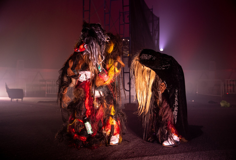 NIC Kay. Sloth-ish: Where Does It Hurt?. 2019. Presenting at MoMA PS1 as part of VW Sunday Sessions 2018-19. Photograph: Maria Baranova