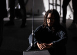 Jeremy Toussaint-Baptiste. Pendulum Music: An Arrangement for Four Performers and Geodesic Dome. October 21, 2018. Presented at MoMA PS1 as part of VW Sunday Sessions 2018-2019. Photograph: Walter Wlodarczyk