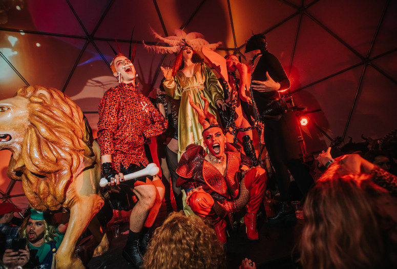 Halloween Ball with Susanne Bartsch. Cirque de Musée. October 27, 2018. Presented at MoMA PS1 as part of VW Sunday Sessions 2018-2019. Photography: Ryan Muir