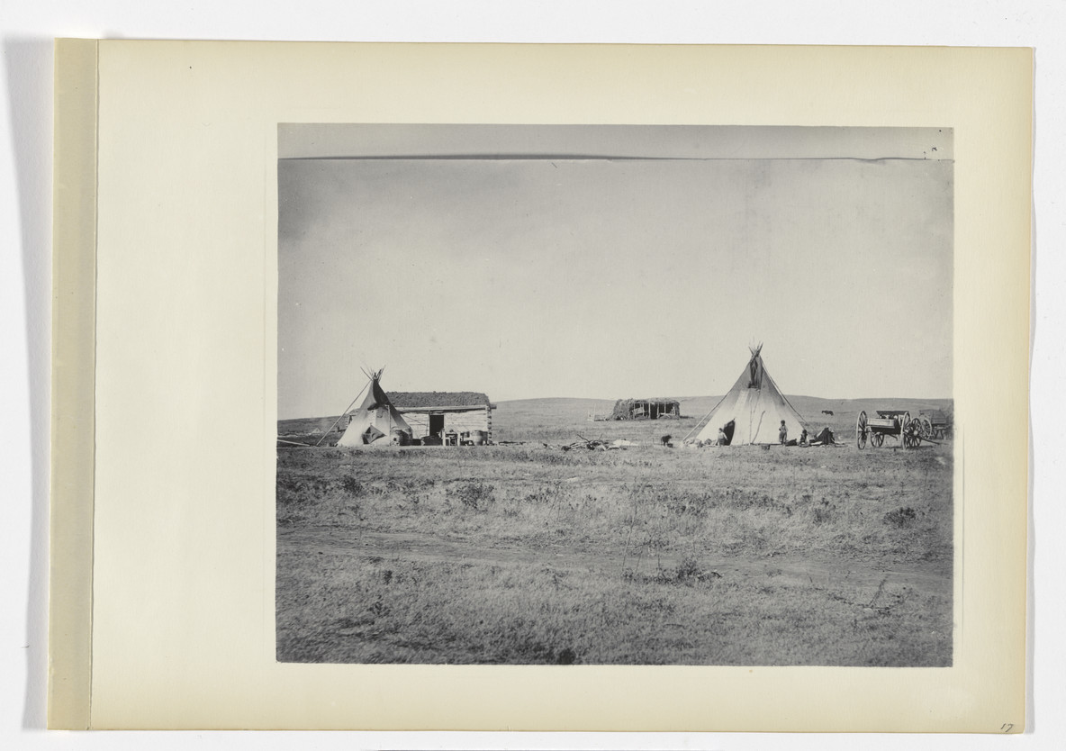 Francis C. Briggs, Present cabin life among the Sioux (1887), from The Hampton Album
