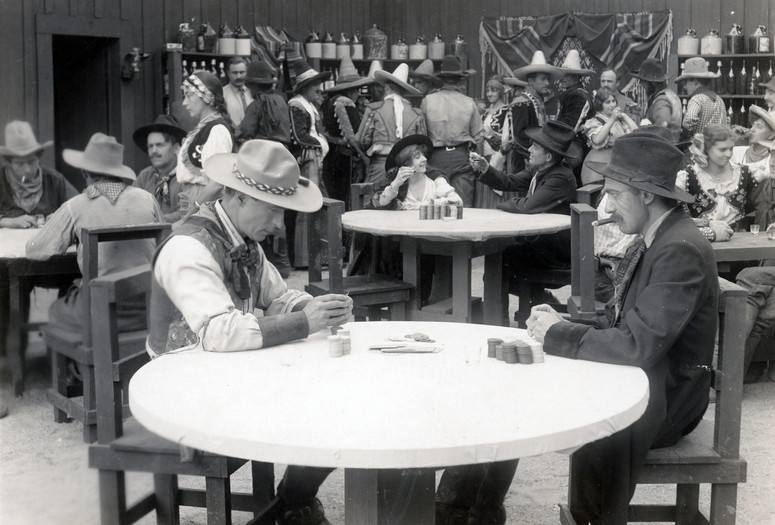 The Taking of Luke McVane. (The Fugitive). 1915. USA. Directed by William S. Hart. Courtesy Photofest