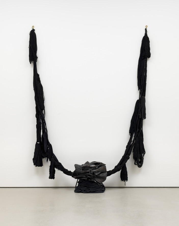 Barbara Chase-Riboud. The Albino. 1972 (reinstalled in 1994 by the artist as All That Rises Must Converge/Black)