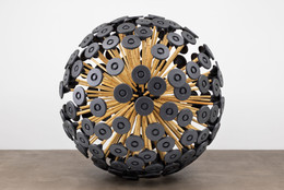 Massoud Hassani. Mine Kafon wind-powered deminer. 2011. Bamboo and biodegradable plastics, 87 × 87 × 87&#34; (221 × 221 × 221 cm). Gift of the Contemporary Arts Council of the Museum of Modern Art