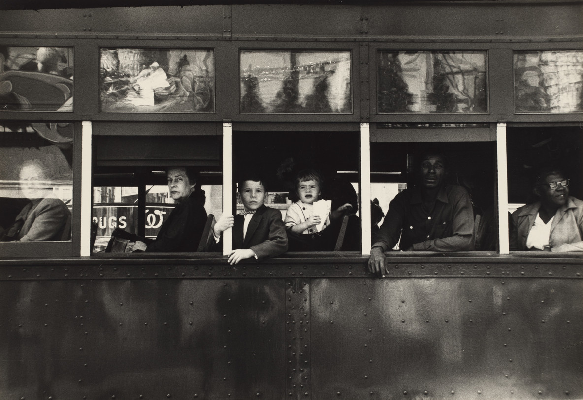 Robert Frank. Trolley—New Orleans. 1955