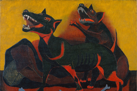 Rufino Tamayo. Animals. 1941. Oil on canvas, 30 1/8 × 40&#34; (76.5 × 101.6 cm). Inter-American Fund