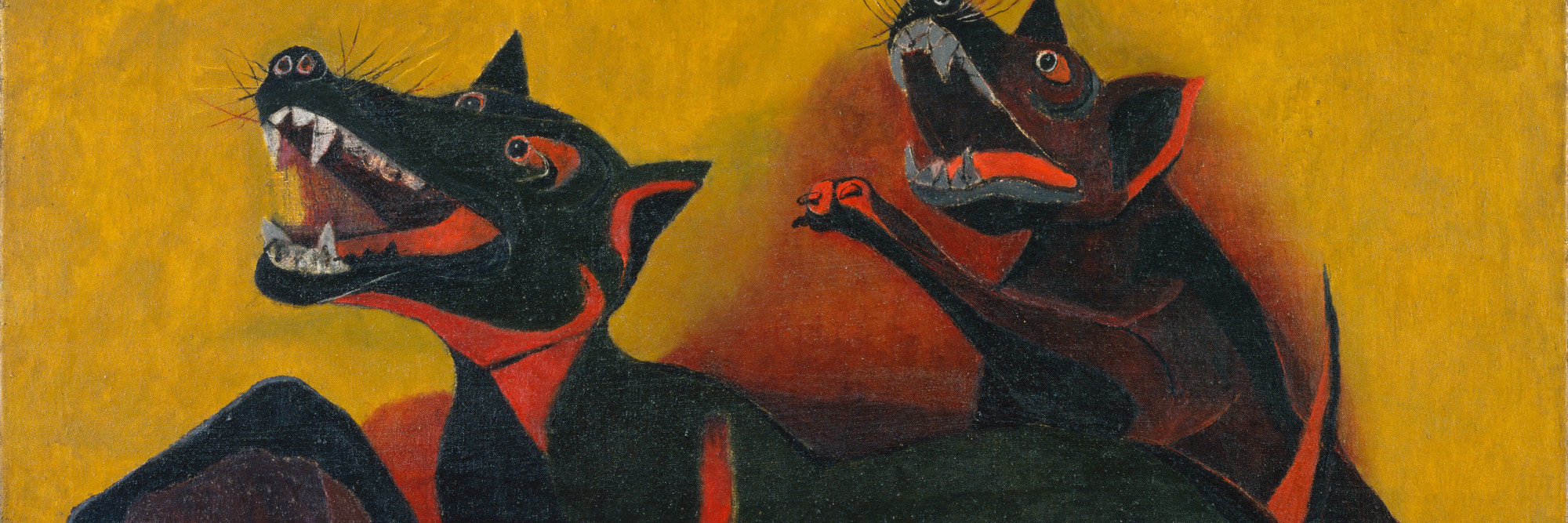 Rufino Tamayo. Animals. 1941. Oil on canvas, 30 1/8 × 40" (76.5 × 101.6 cm). Inter-American Fund