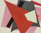 Lyubov Popova. Painterly Architectonic. 1917. Oil on canvas, 31 1/2 × 38 5/8" (80 × 98 cm). Philip Johnson Fund
