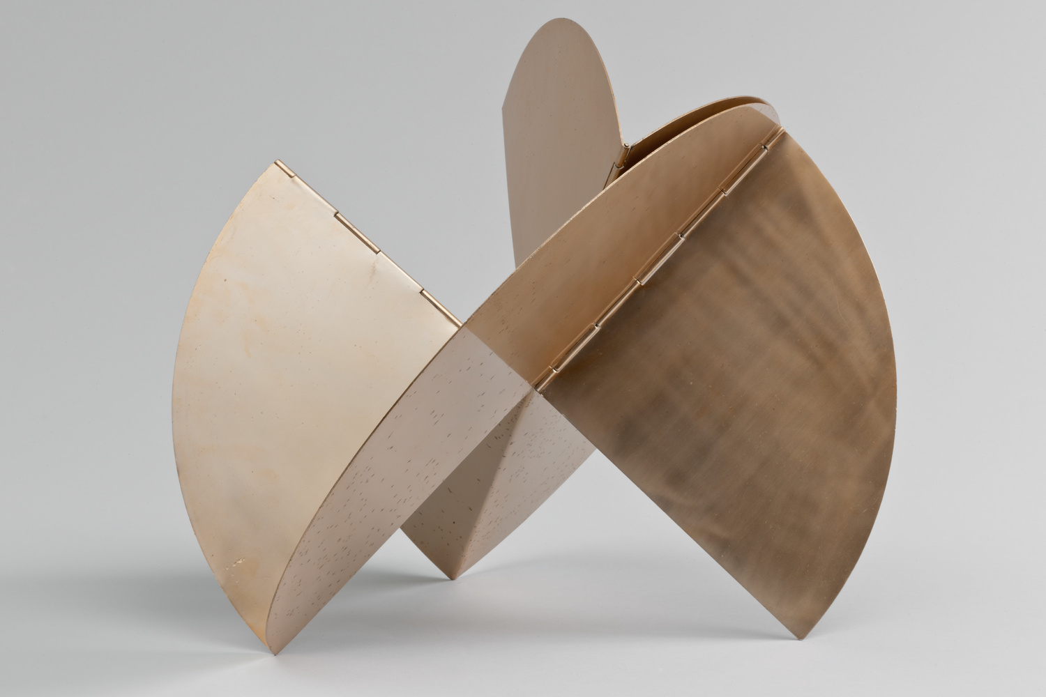 Lygia Clark. Sundial. 1960. Aluminum with gold patina, dimensions variable, approximately 20 7/8 × 23 × 18 1/8" (52.8 × 58.4 × 45.8 cm). Gift of Patricia Phelps de Cisneros in honor of Rafael Romero