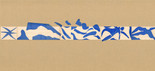 Henri Matisse. The Swimming Pool, Maquette for ceramic (realized 1999 and 2005). 1952. Gouache on paper, cut and pasted, on painted paper, overall 73&#34; × 53&#39; 11&#34; (185.4 × 1643.3 cm). Installed as nine panels in two parts on burlap-covered walls 11&#39; 4&#34; (345.4 cm) high. Frieze installed at a height of 5&#39; 5&#34; (165 cm). Mrs. Bernard F. Gimbel Fund. © 2019 Succession H. Matisse/Artists Rights Society (ARS), New York
