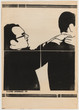 Beatriz González. Zócalo de la comedia. 1993. One from a set of six linoleum cuts, sheet: 39 13/16 × 27 15/16&#34; (101.2 × 71 cm). Publisher: the artist, Bogotá. Latin American and Caribbean Fund © 2019 Beatriz González