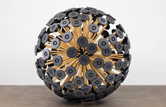 Massoud Hassani. Mine Kafon wind-powered diminer. 201. Bamboo and biodegradable plastics. 87 x 87 x 87&#34; (221 x 221 x 221 cm). Gift of the Contemporary Arts Council of the Museum of Modern Art