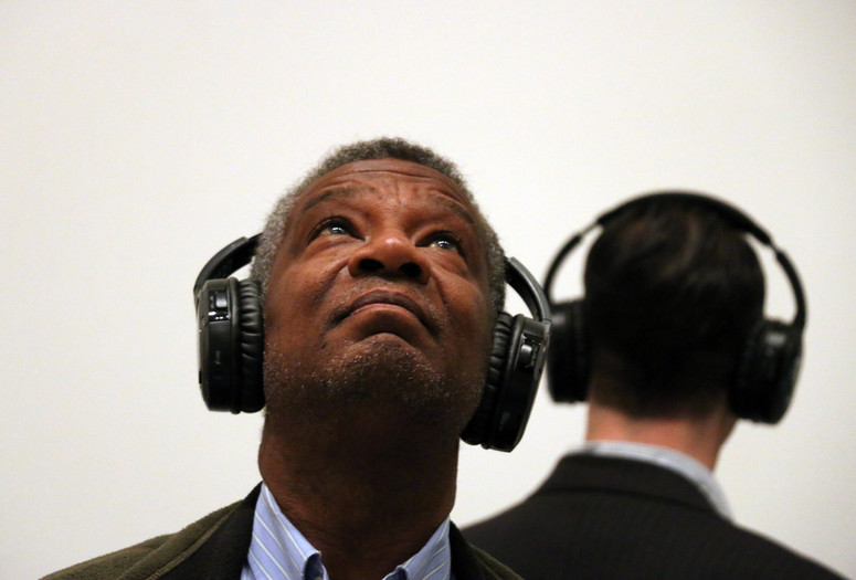 The Office For Creative Research (OCR) and Elevator Repair Service (ERS). A Sort of Joy (Thousands of Exhausted Things). Performance, April 4, 2015, The Museum of Modern Art. Photo: Manuel Molina Martagon. © 2019 The Museum of Modern Art, New York