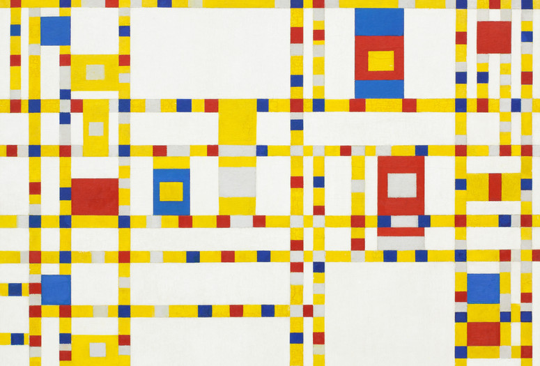 Piet Mondrian. Broadway Boogie Woogie, 1942-43