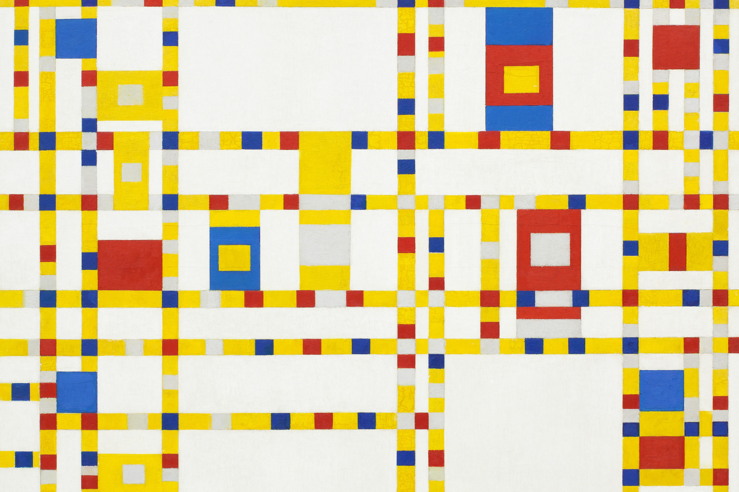 Piet Mondrian. Broadway Boogie Woogie, 1942-43