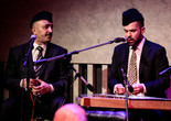 Hamid Al-Saadi performing with Amir ElSaffar. Courtesy of Amir ElSaffar