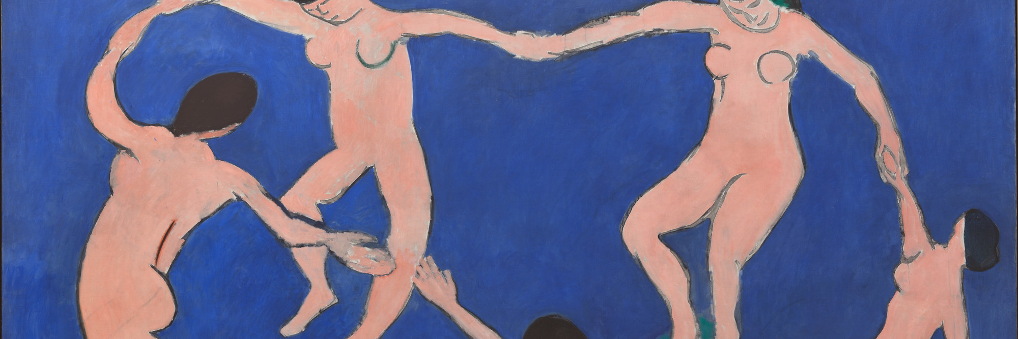Henri Matisse. Dance (I). 1909. Oil on canvas, 8&#39; 6 1/2&#34; × 12&#39; 9 1/2&#34; (259.7 × 390.1 cm). Gift of Nelson A. Rockefeller in honor of Alfred H. Barr, Jr. © 2019 Succession H. Matisse/Artists Rights Society (ARS), New York