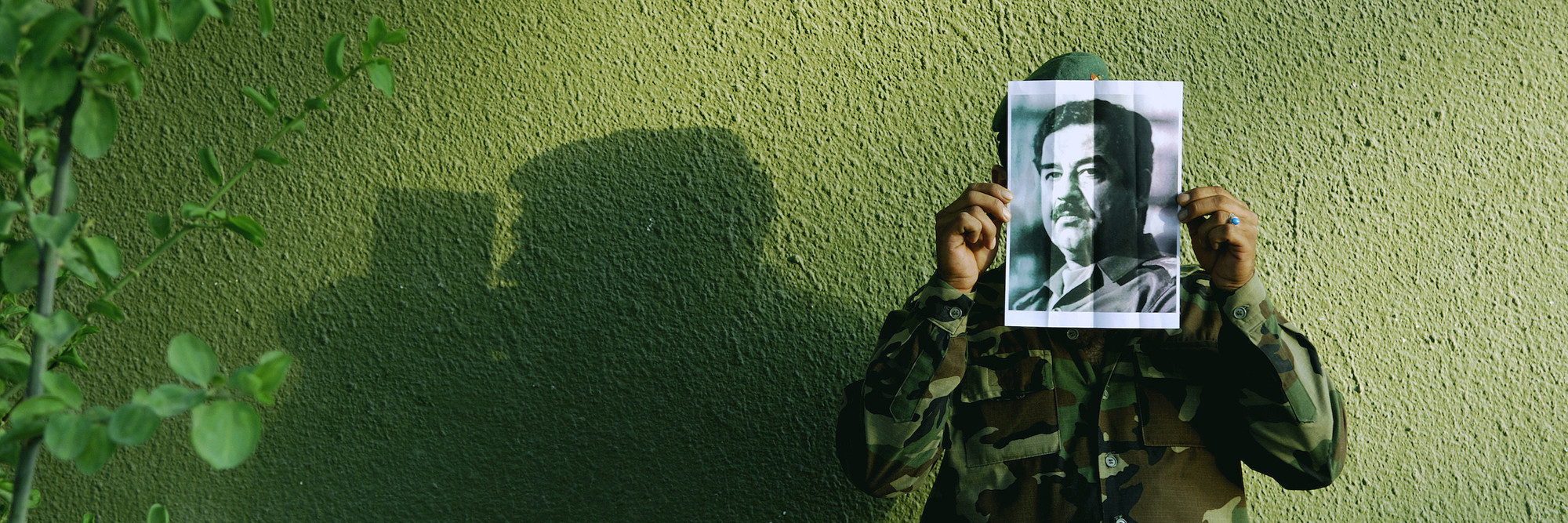 Jamal Penjweny. Saddam is Here. 2010. 23 2/3 ×31 ½&#34; (60 ×80 cm). Courtesy the artist