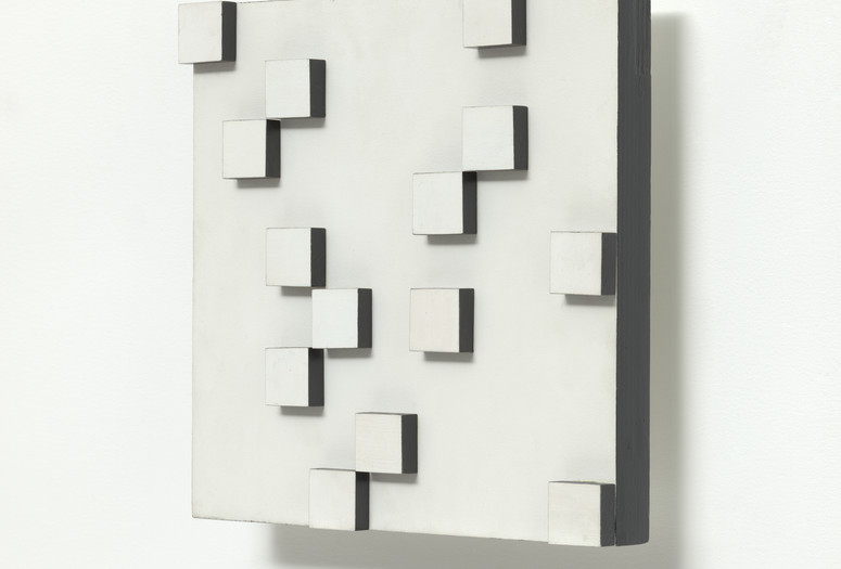 Lygia Pape (Brazilian, 1927–2004). Untitled. 1956. Acrylic on wood, 13 3/4 × 13 3/4 × 3 1/8″ (35 × 35 × 8 cm). The Museum of Modern Art, New York. Gift of Patricia Phelps de Cisneros through the Latin American and Caribbean Fund in honor of Sharon Rockefeller. Courtesy of Projeto Lygia Pape