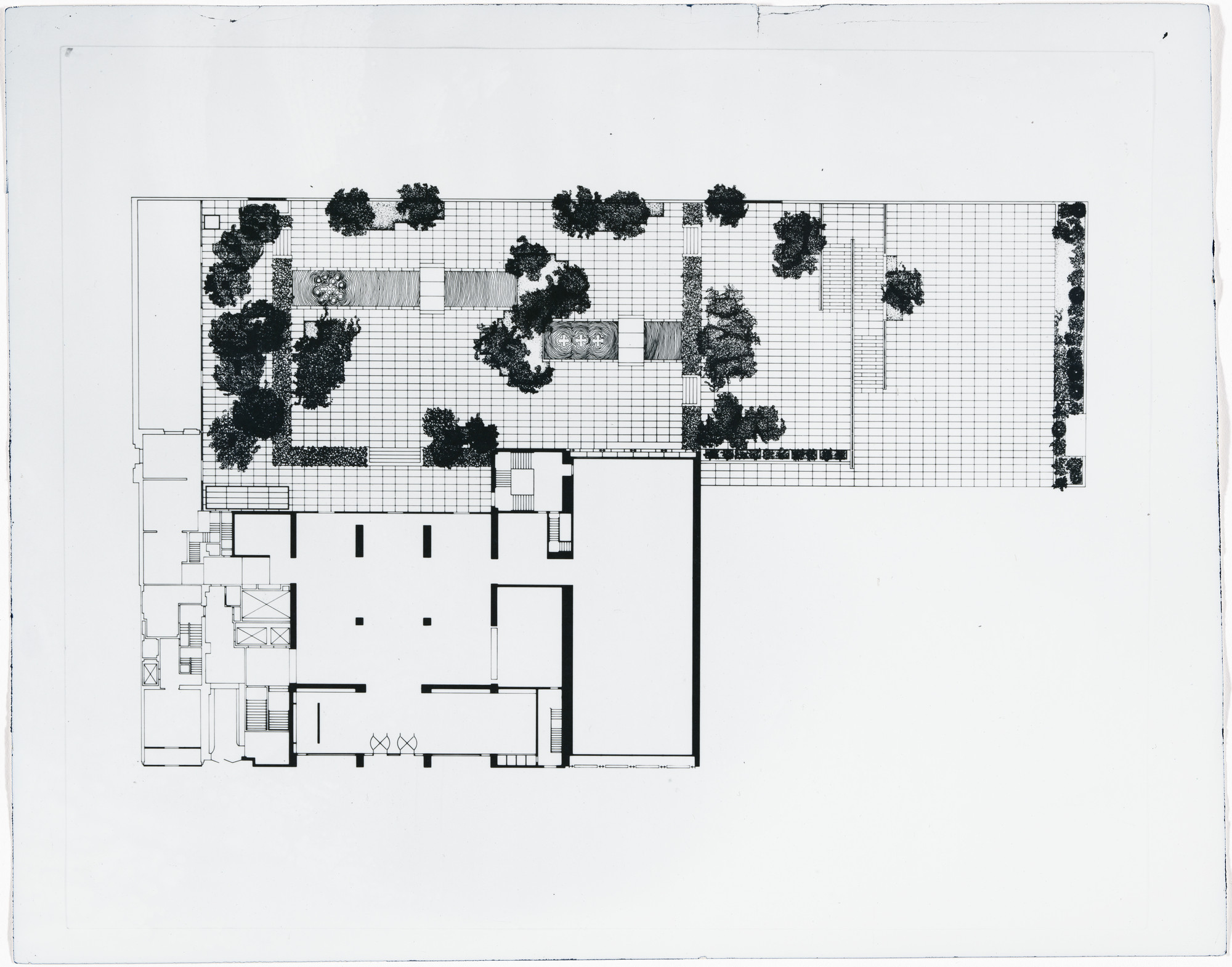 Museum of Modern Art Sculpture Garden. The Museum of Modern Art, Architecture and Design Study Center