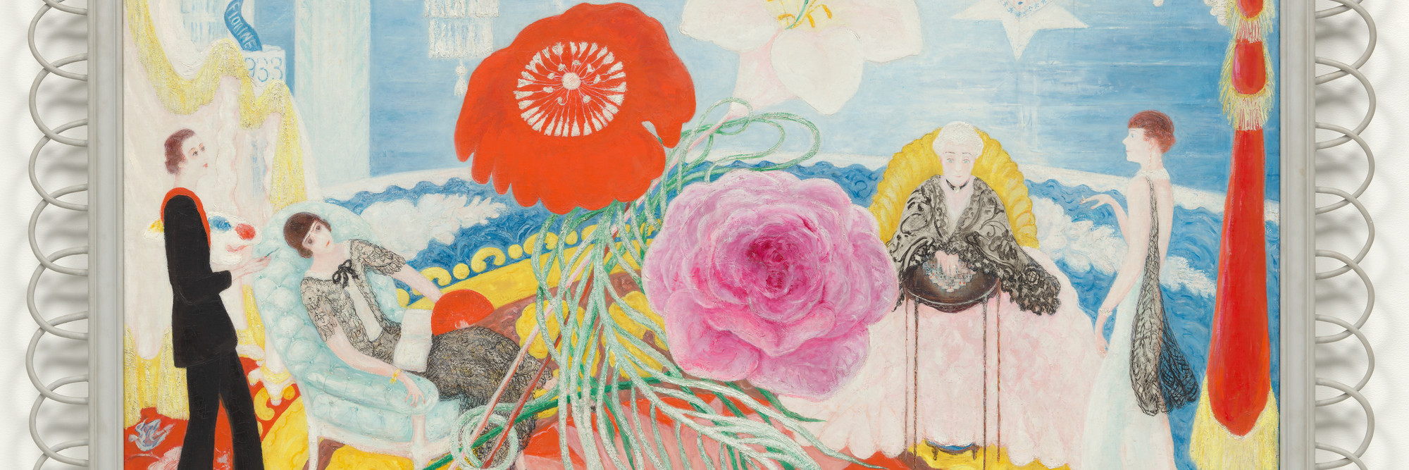 Florine Stettheimer. Family Portrait, II. 1933. Oil on canvas, 46 1/4 × 64 5/8&#34; (117.4 × 164 cm). Gift of Miss Ettie Stettheimer. © Estate of Florine Stettheimer
