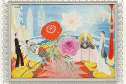Florine Stettheimer. Family Portrait, II. 1933. Oil on canvas, 46 1/4 × 64 5/8&#34; (117.4 × 164 cm). Gift of Miss Ettie Stettheimer. © Estate of Florine Stettheimer