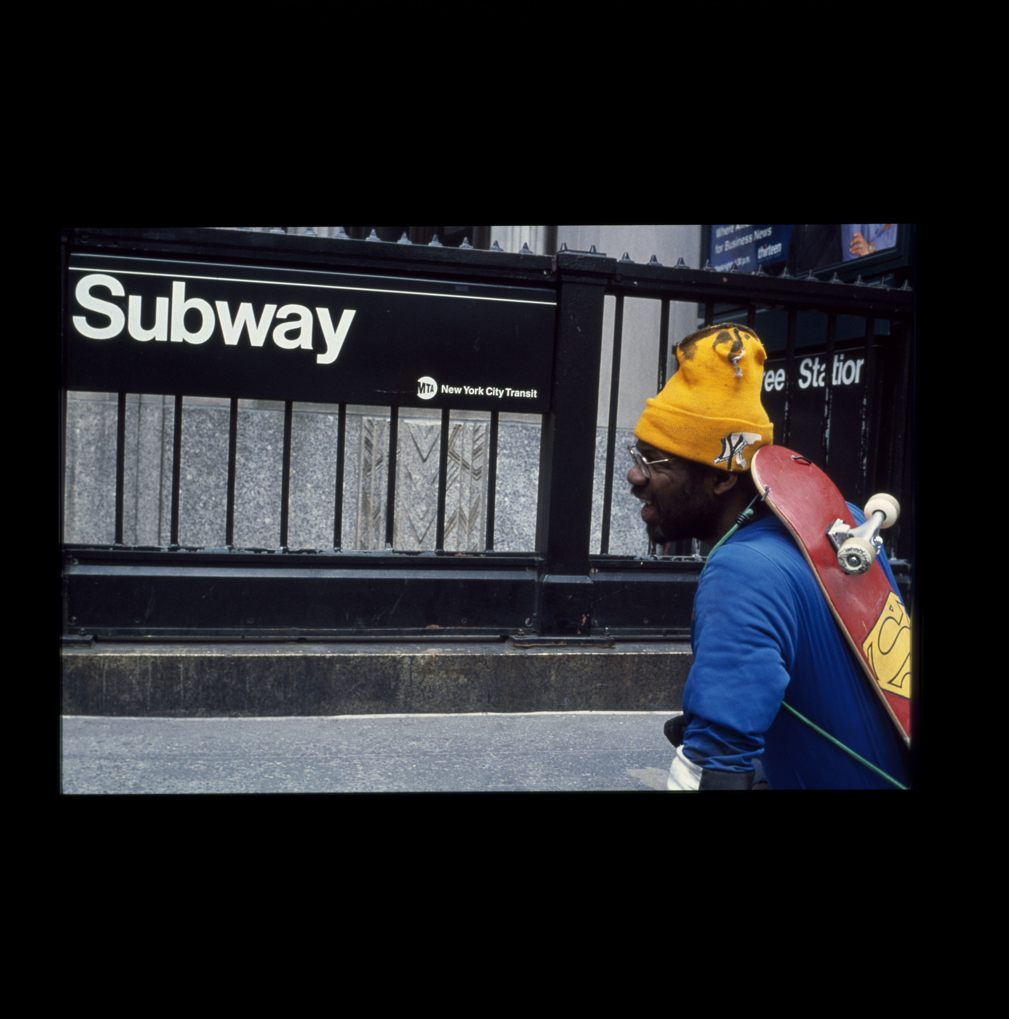 Pope.L (American, born 1955). _The Great White Way: 22 miles, 9 years, 1 street, Broadway, New York_. 2001-09. Inkjet print, 10 × 15" (25.4 × 38.1 cm). The Museum of Modern Art, New York. Acquired in part through the generosity of Jill and Peter Kraus, Anne and Joel S. Ehrenkranz, The Contemporary Arts Council of The Museum of Modern Art, The Jill and Peter Kraus Media and Performance Acquisition Fund, and Jill and Peter Kraus in honor of Michael Lynne. © Pope.L, courtesy the artist