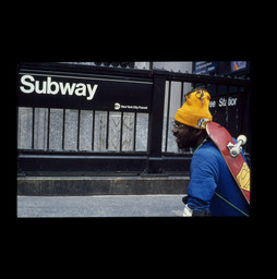 Pope.L (American, born 1955). The Great White Way: 22 miles, 9 years, 1 street, Broadway, New York. 2001-09. Inkjet print, 10 × 15" (25.4 × 38.1 cm). The Museum of Modern Art, New York. Acquired in part through the generosity of Jill and Peter Kraus, Anne and Joel S. Ehrenkranz, The Contemporary Arts Council of The Museum of Modern Art, The Jill and Peter Kraus Media and Performance Acquisition Fund, and Jill and Peter Kraus in honor of Michael Lynne. © Pope.L, courtesy the artist