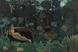 Henri Rousseau. The Dream. 1910. Oil on canvas, 6&#39; 8 1/2&#34; × 9&#39; 9 1/2&#34; (204.5 × 298.5 cm). Gift of Nelson A. Rockefeller