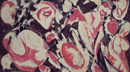 Lee Krasner. Gaea. 1966. Oil on canvas, 69&#34; × 10&#39; 5 1/2&#34; (175.3 × 318.8 cm). Kay Sage Tanguy Fund. © 2019 Pollock-Krasner Foundation/Artists Rights Society (ARS), New York