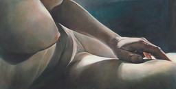 Joan Semmel. Night Light. 1978. Oil on canvas, 50 × 98&#34; (127 × 248.9 cm). Gift of Jeffrey M. Resnick in honor of Zina W. Davis. © Joan Semmel. Used by permission