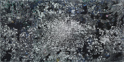 Jack Whitten. Atopolis: For Édouard Glissant. 2014. Acrylic on canvas, eight panels, overall 124 1/2 × 248 1/2&#34; (316.2 × 631.2 cm). Acquired through the generosity of Sid R. Bass, Lonti Ebers, Agnes Gund, Henry and Marie-Josée Kravis, Jerry Speyer and Katherine Farley, and Daniel and Brett Sundheim