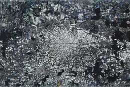 Jack Whitten. Atopolis: For Édouard Glissant. 2014. Acrylic on canvas, eight panels, overall 124 1/2 × 248 1/2&#34; (316.2 × 631.2 cm). Acquired through the generosity of Sid R. Bass, Lonti Ebers, Agnes Gund, Henry and Marie-Josée Kravis, Jerry Speyer and Katherine Farley, and Daniel and Brett Sundheim