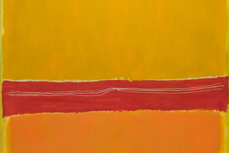 Mark Rothko. No. 5/No. 22. 1950 (dated on reverse 1949). Oil on canvas, 9' 9" × 8' 11 1/8" (297 × 272 cm). Gift of the artist. © 1998 Kate Rothko Prizel &amp; Christopher Rothko / Artists Rights Society (ARS), New York