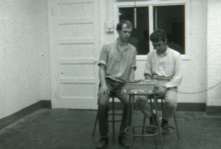 The Director and His Actor Look at Footage Showing Preparations for an Unmade Film (2). 1968. USA. Directed by Morgan Fisher. Courtesy the artist