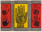 Betye Saar. Palm of Love. 1966. Etching with relief printing, plate: 17 15/16 × 23 3/4" (45.6 × 60.3 cm); sheet: 19 1/16 × 26 1/16" (48.4 × 66.2 cm). Committee on Drawings and Prints Fund. Photo by Robert Gerhardt