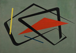 María Freire (Uruguayan, 1917–2015). Untitled. 1954. Oil on canvas, 36 1/4 × 48 1/16″ (92 × 122 cm). The Museum of Modern Art, New York. Gift of Patricia Phelps de Cisneros through the Latin American and Caribbean Fund in honor of Gabriel Pérez‑Barreiro