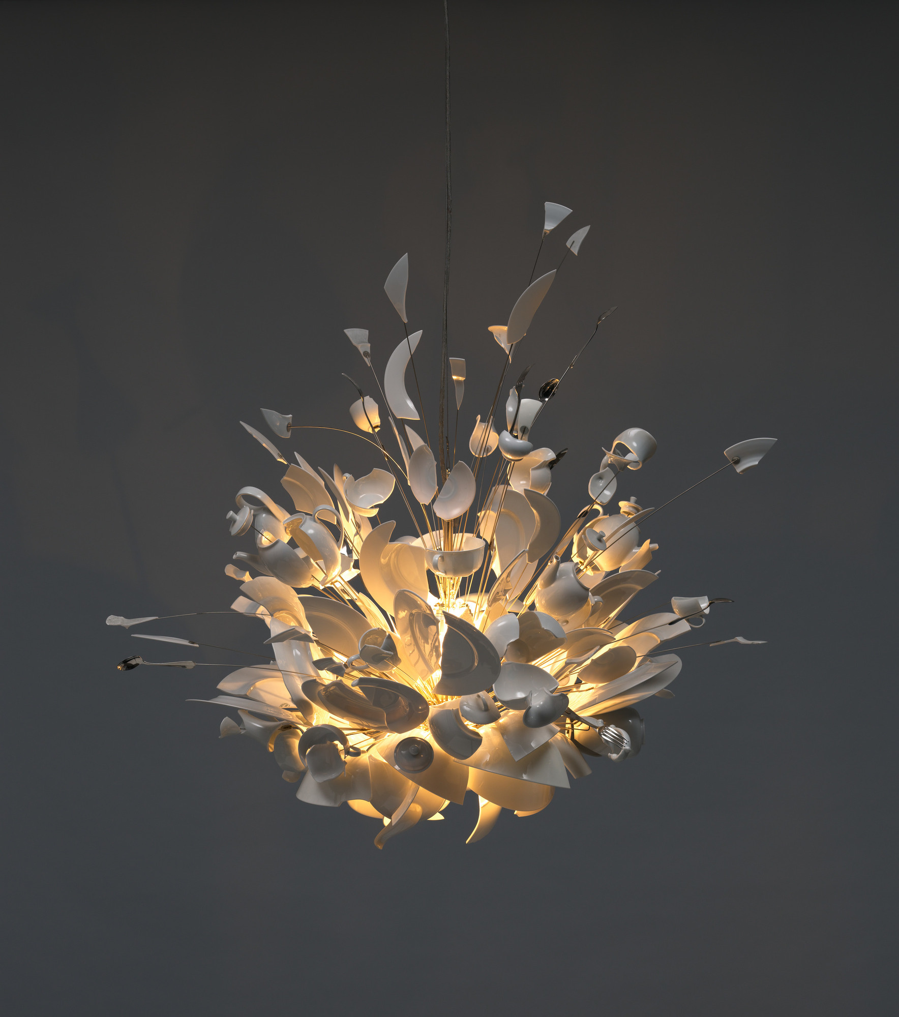 Ingo Maurer. Porca Miseria! Chandelier. 1994