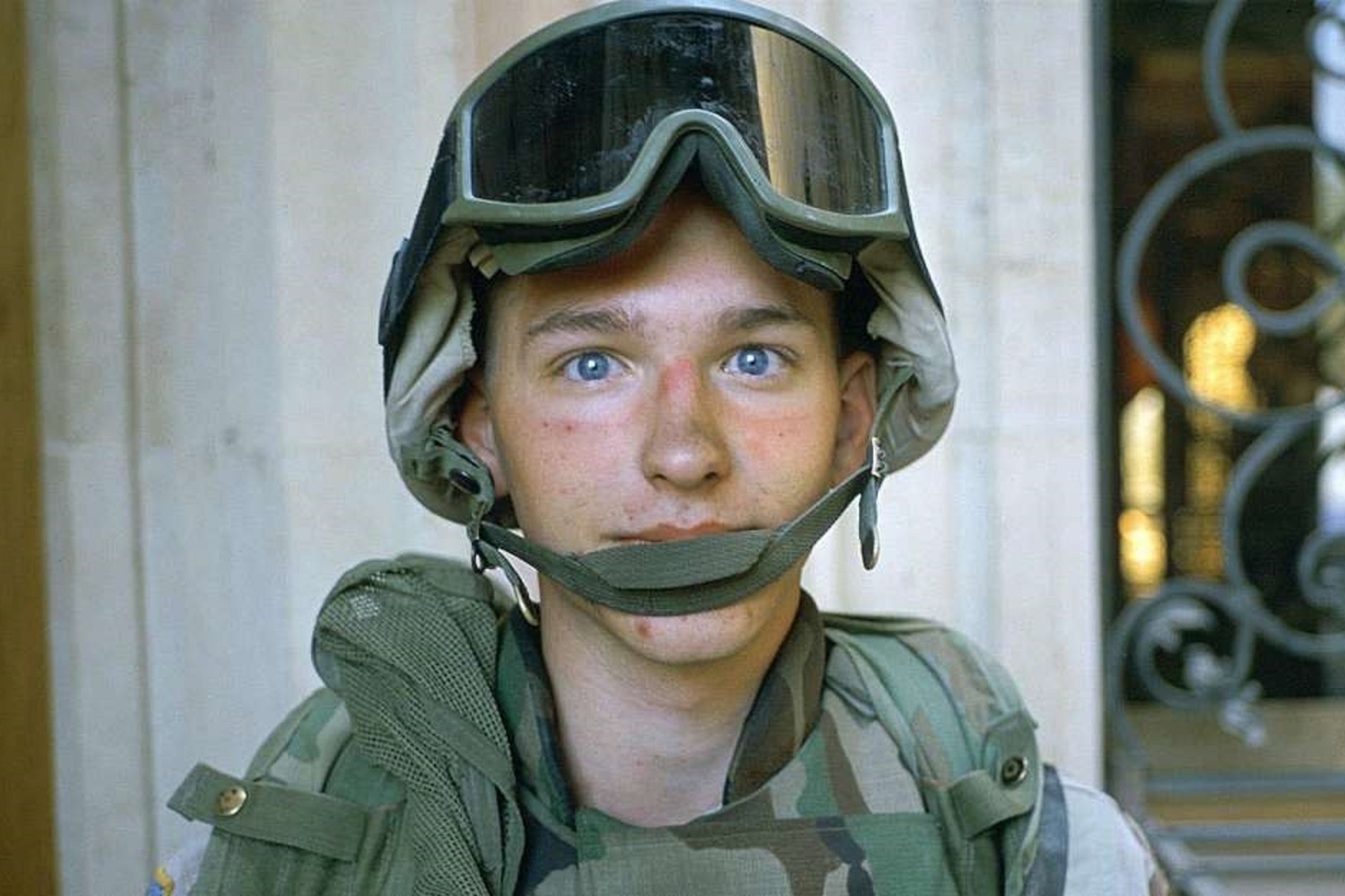 Still from Gunner Palace. 2004. USA. Directed by Michael Tucker. 85 min.