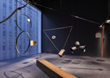 Rainforest V (variation 1). 1973/2015. Twenty objects, sound. Dimensions variable. Conceived by David Tudor, realized by Composers Inside Electronics, Inc. (John Driscoll, Phil Edelstein, and Matt Rogalsky). The Museum of Modern Art, New York. Committee on Media and Performance Art Funds. © 2019 David Tudor and Composers Inside Electronics Inc. Installation view, October 21, 2019–January 5, 2020, The Museum of Modern Art, New York. Image © 2019 The Museum of Modern Art. Photo: Heidi Bohnenkamp